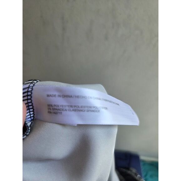 Eloquii Black w/Multicolor Floral Print Flare Sleeve Midi Cocktail Dress size 20 - Picture 7 of 9